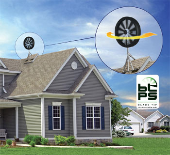 The gearless Blade Tip Power System is a breakthrough in wind energy systems for home or business.
